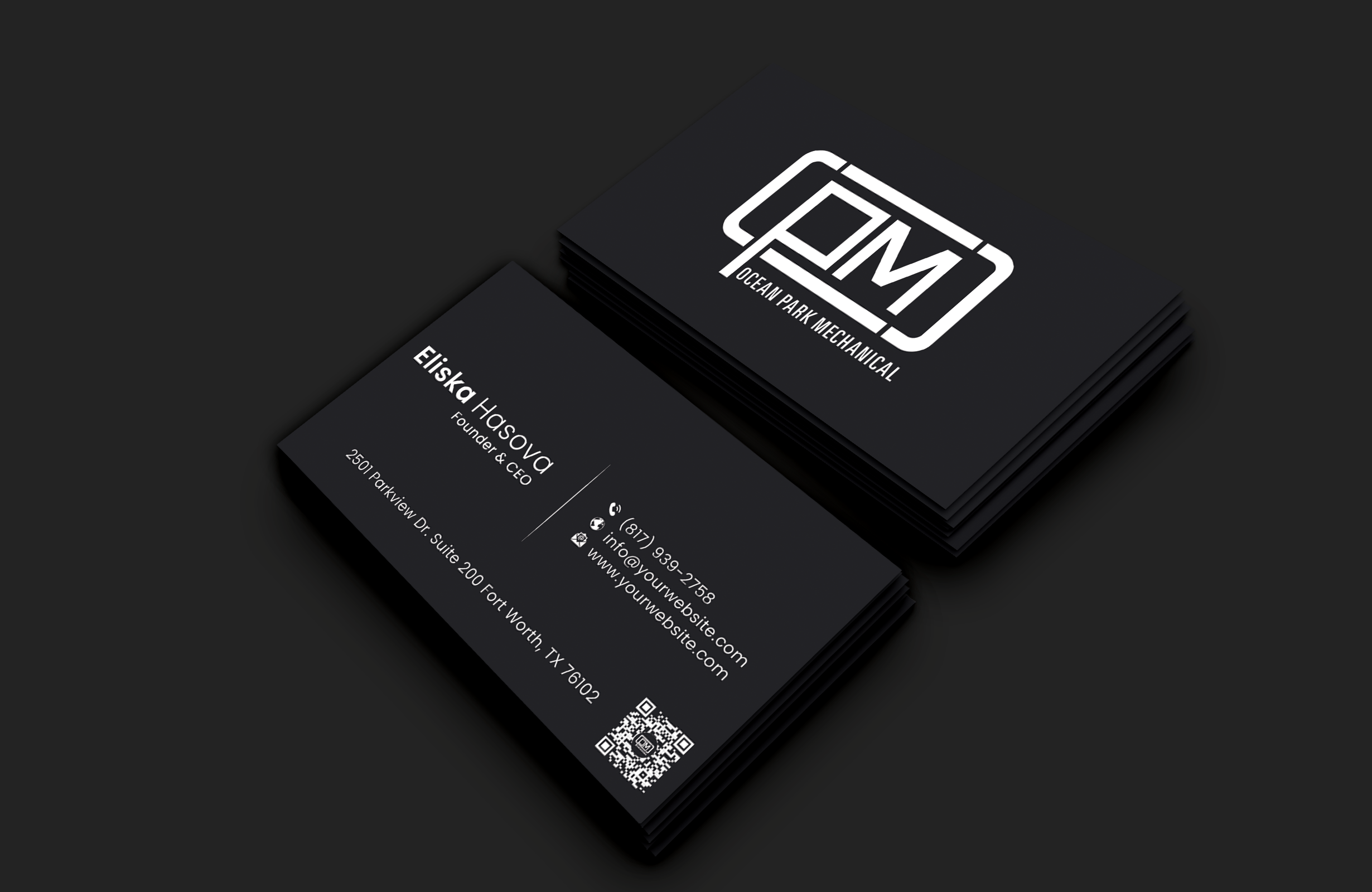 Business Card Design by DesignerShahadat for Ocean Park Mechanical | Design #34210302