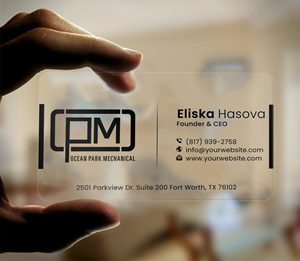 Business Card Design by DesignerShahadat for Ocean Park Mechanical | Design: #34210318