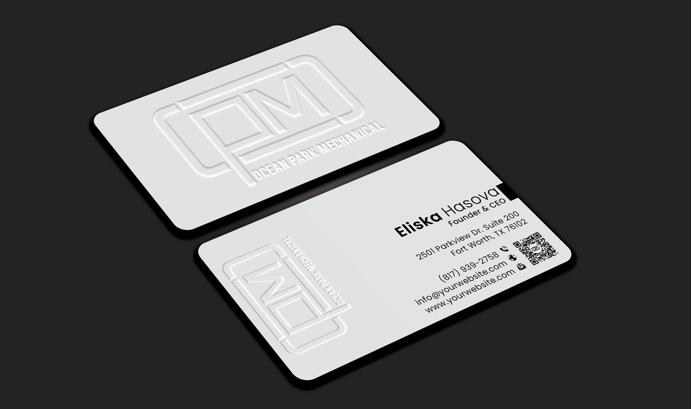 Business Card Design by DesignerShahadat for Ocean Park Mechanical | Design #34210430