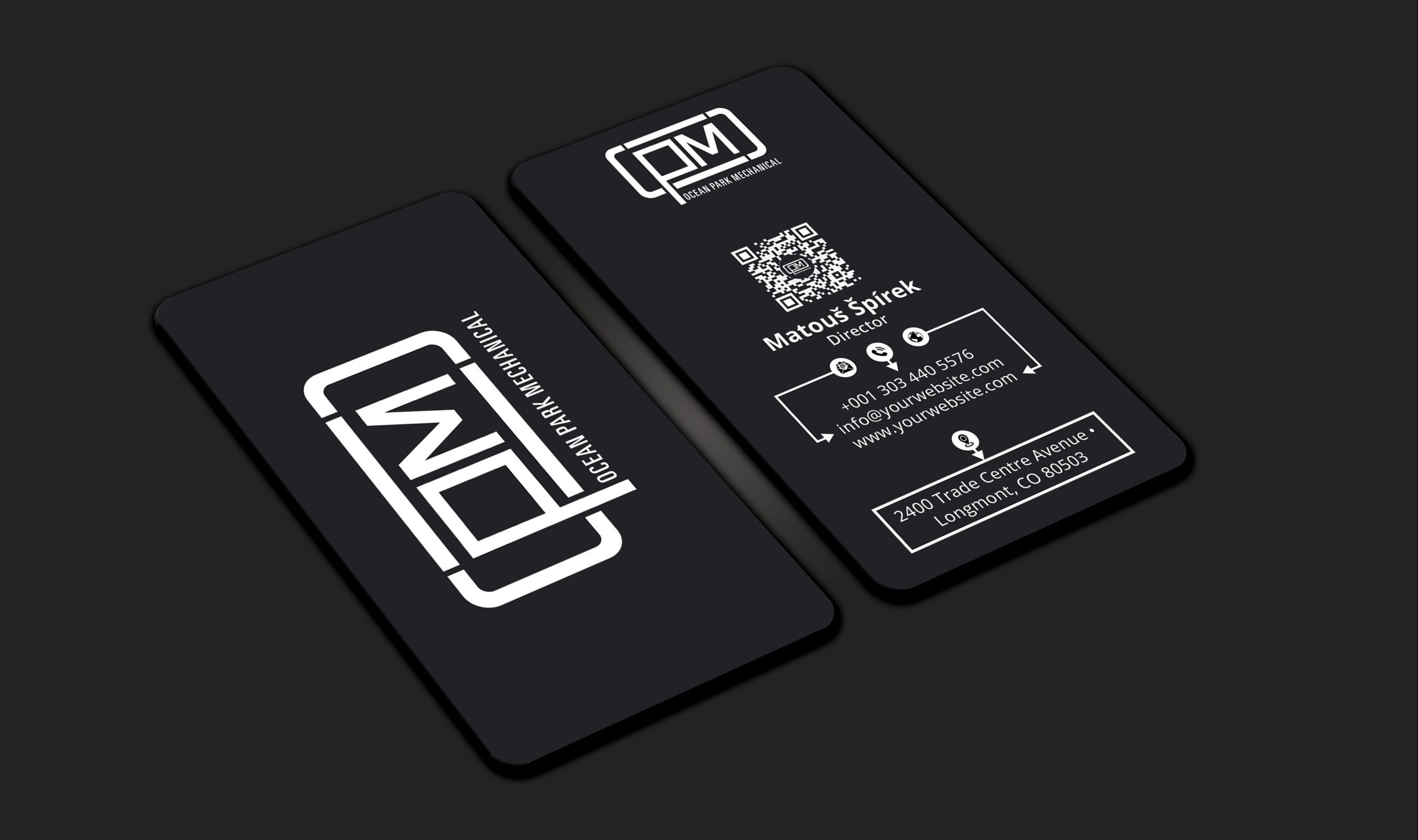 Business Card Design by DesignerShahadat for Ocean Park Mechanical | Design #34210439