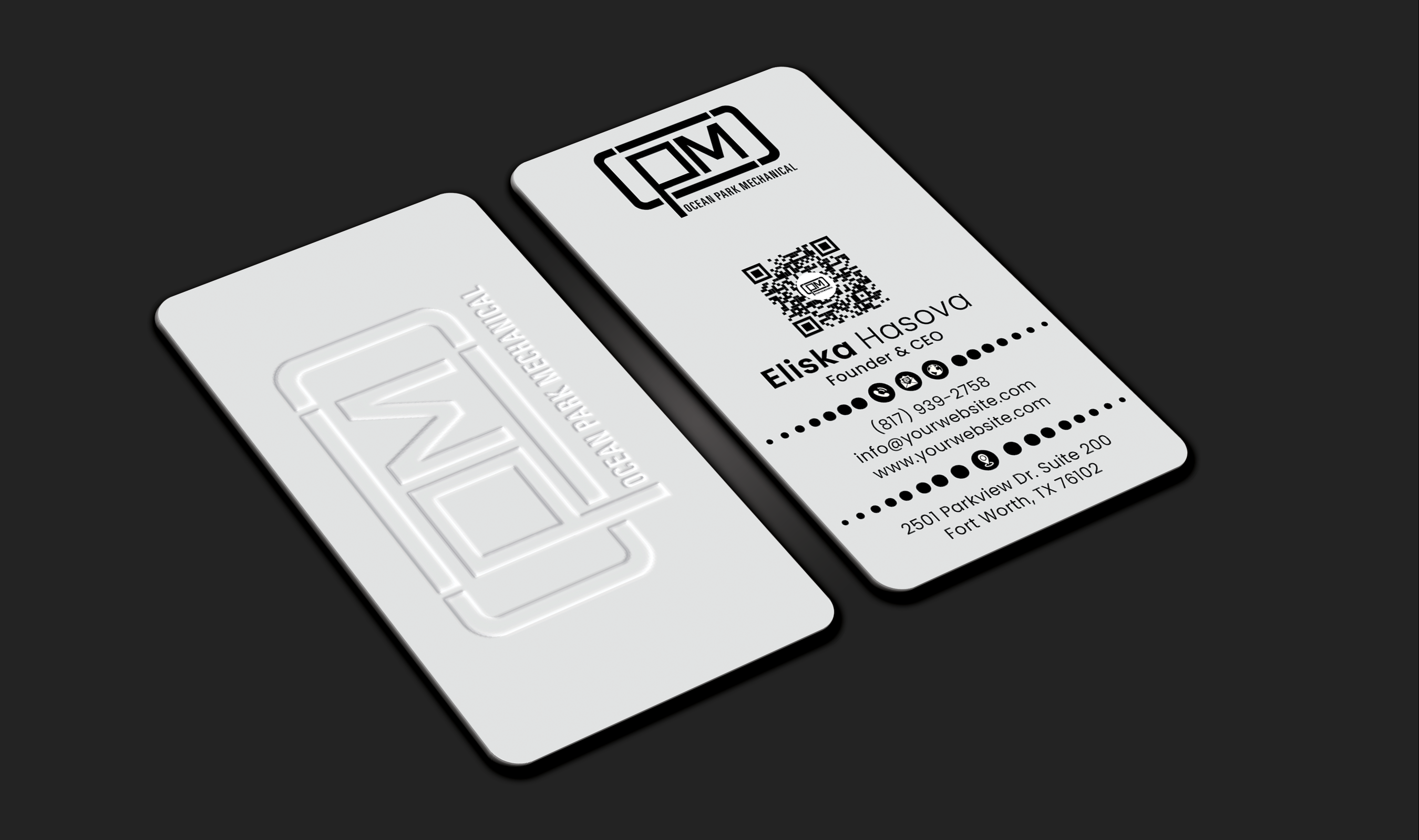 Business Card Design by DesignerShahadat for Ocean Park Mechanical | Design #34213426