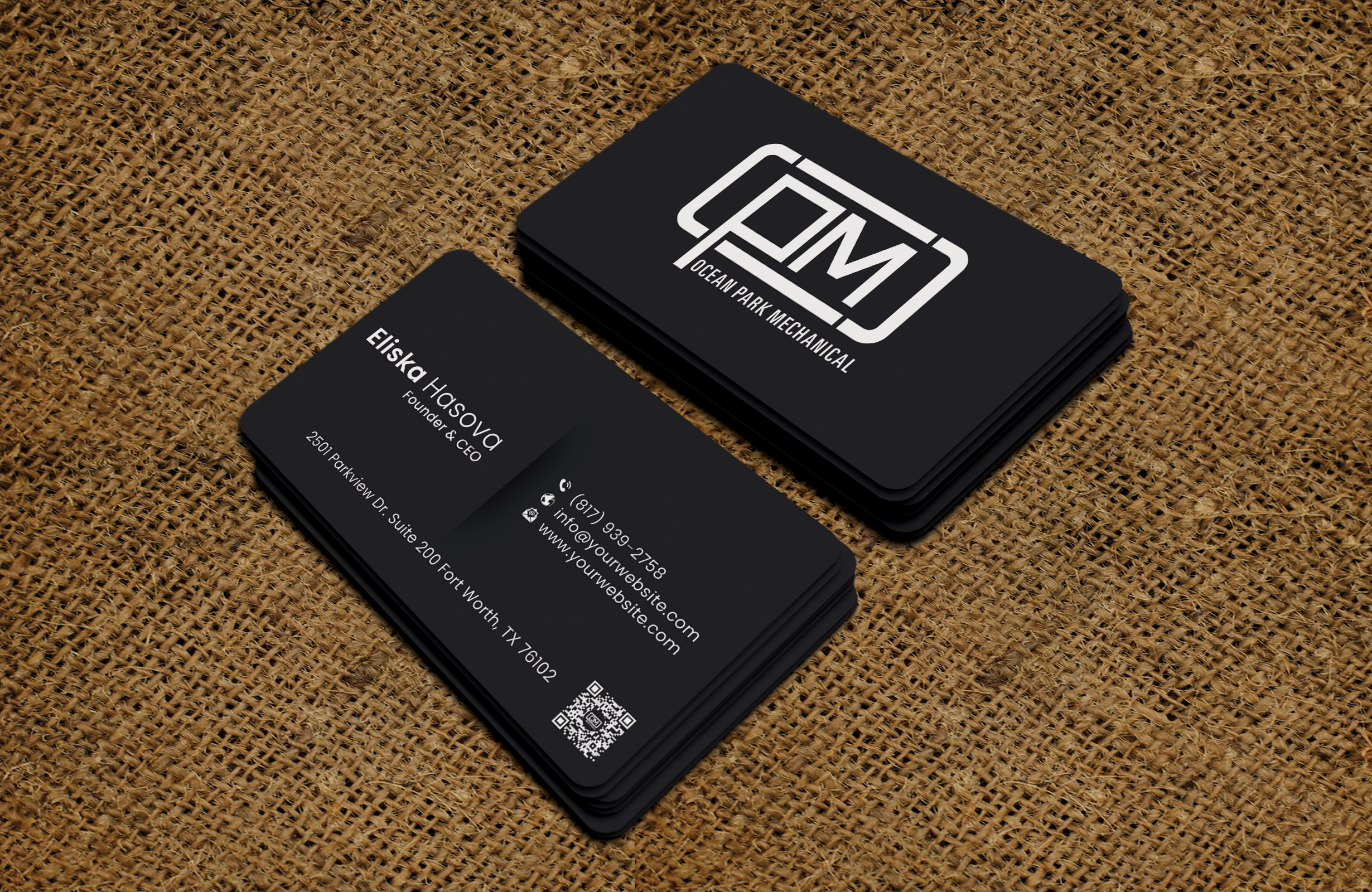 Design de Carte de Visite par DesignerShahadat pour Ocean Park Mechanical | Design #34213430