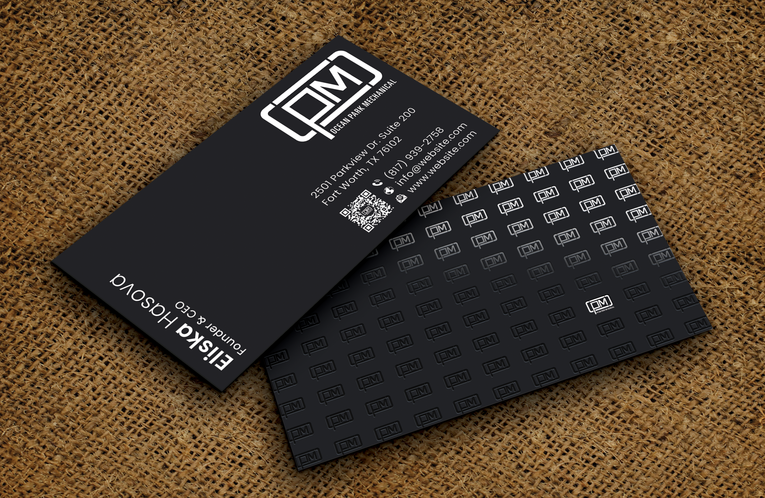 Design de Carte de Visite par DesignerShahadat pour Ocean Park Mechanical | Design #34213433