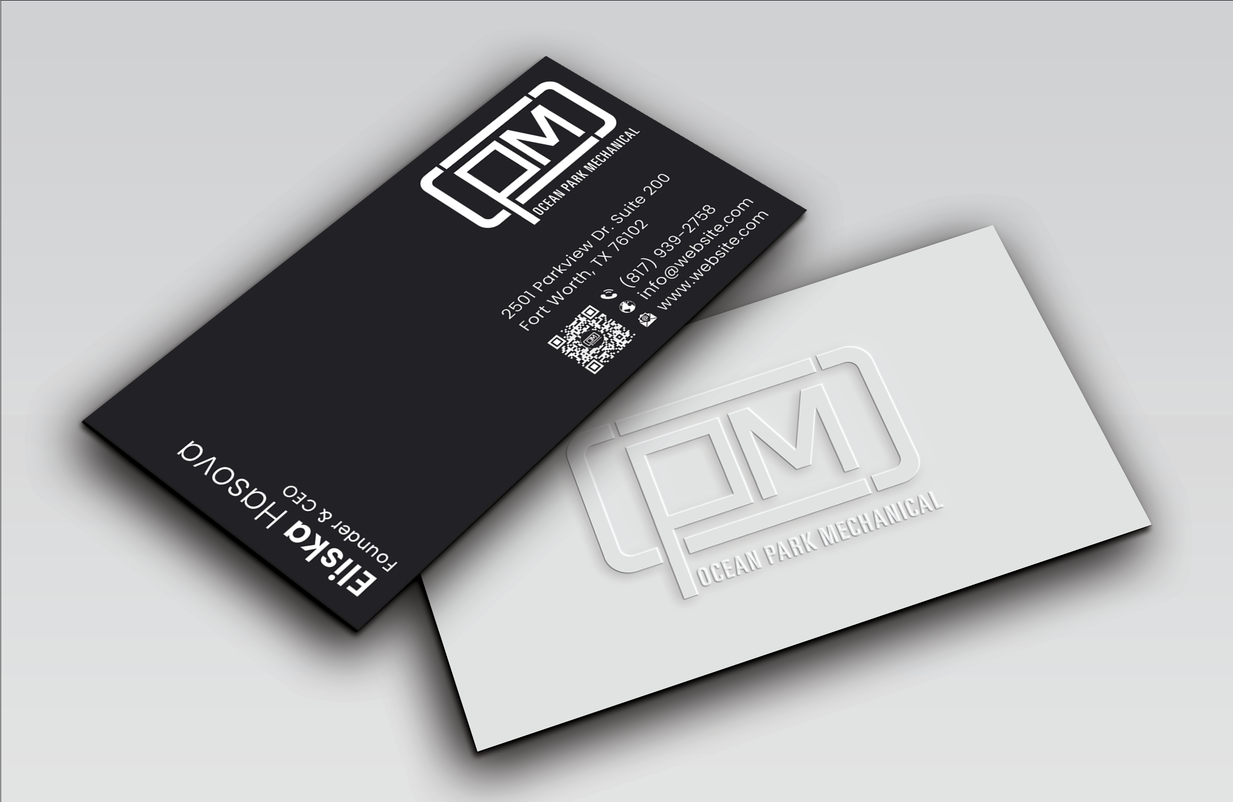 Business Card Design by DesignerShahadat for Ocean Park Mechanical | Design #34213436