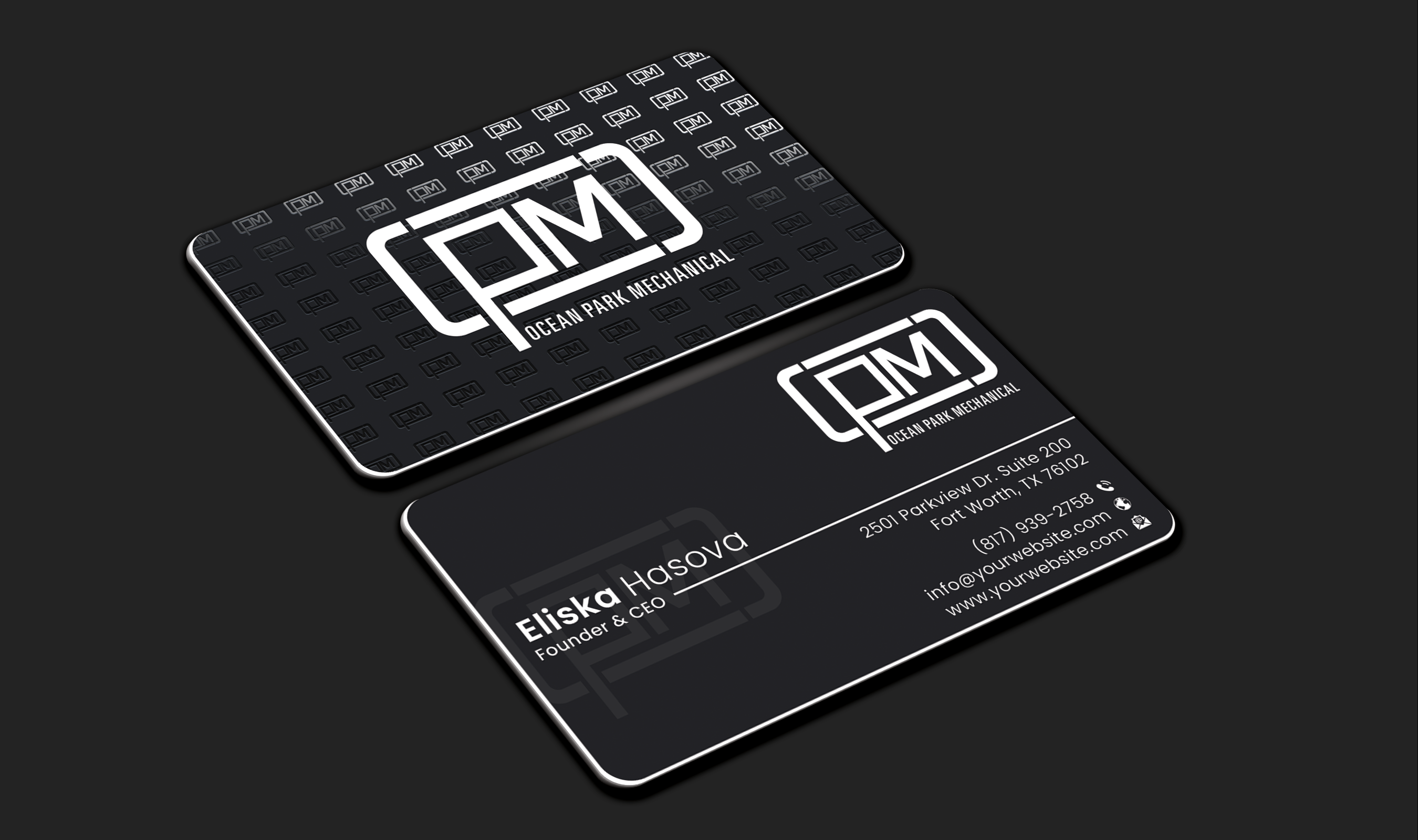Diseño de Tarjeta de Presentación por DesignerShahadat para Ocean Park Mechanical | Diseño #34213438