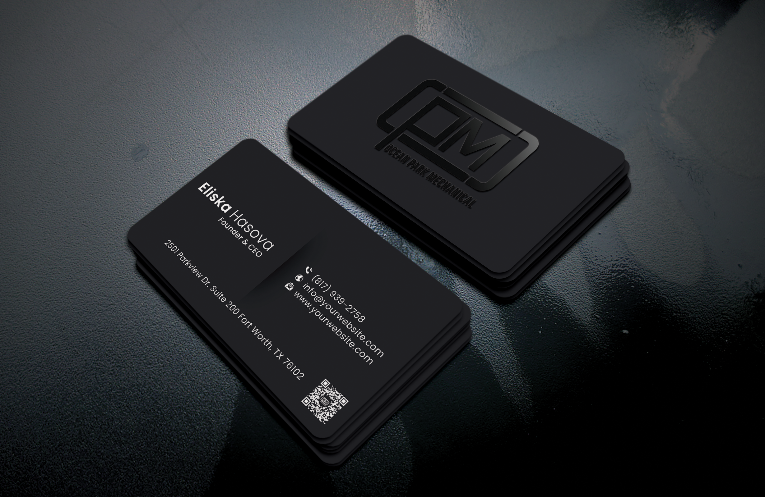 Diseño de Tarjeta de Presentación por DesignerShahadat para Ocean Park Mechanical | Diseño #34213439
