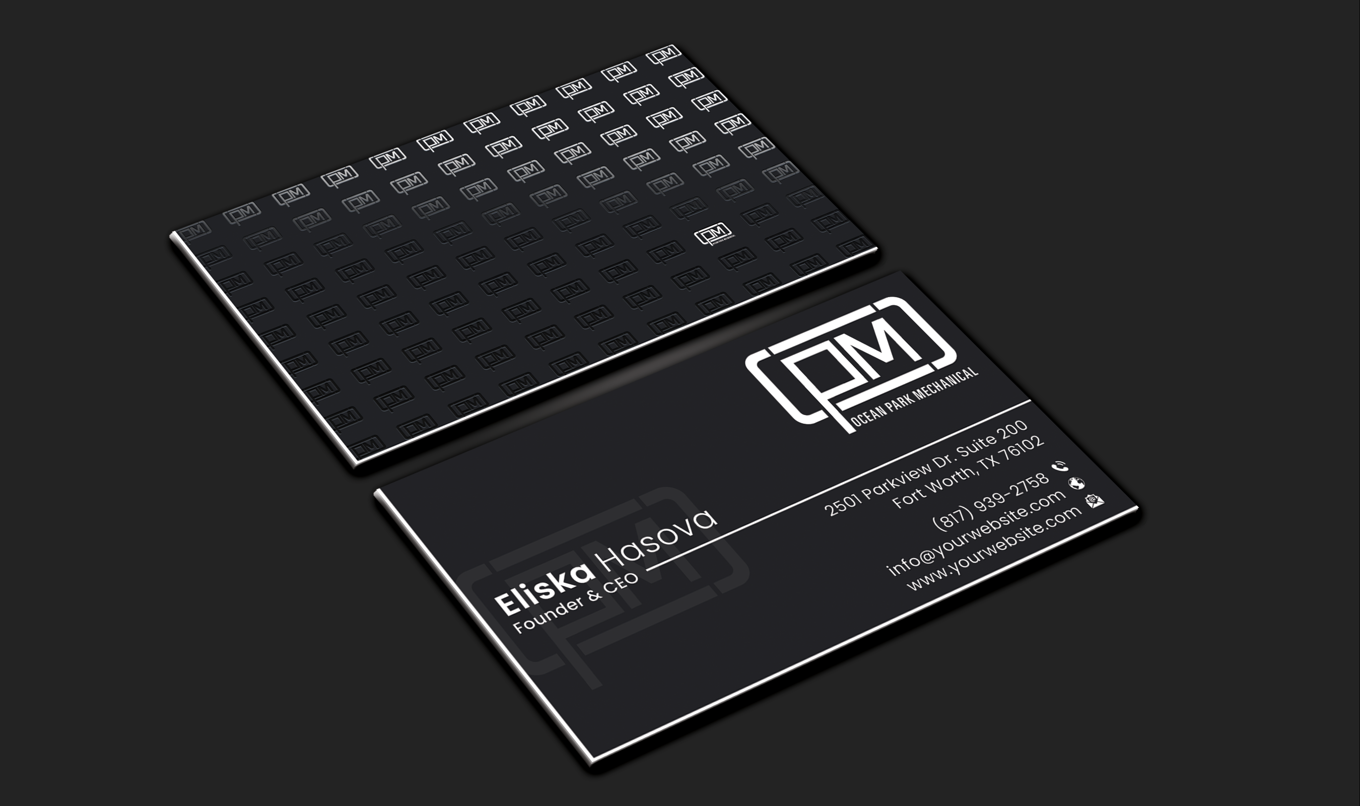 Diseño de Tarjeta de Presentación por DesignerShahadat para Ocean Park Mechanical | Diseño #34213443
