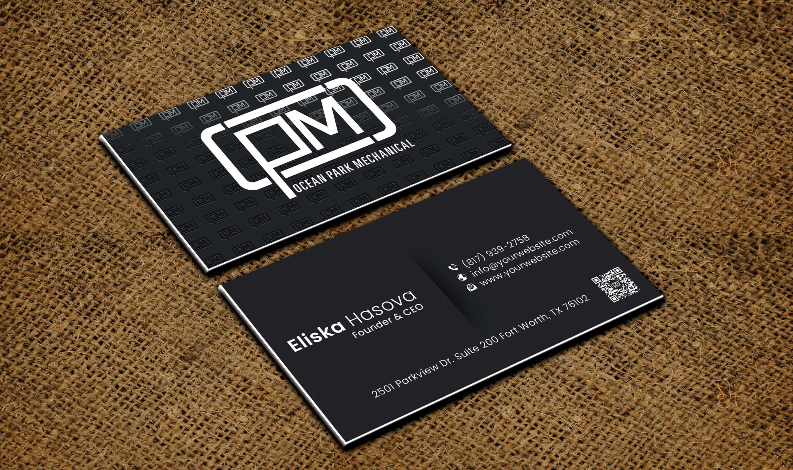 Diseño de Tarjeta de Presentación por DesignerShahadat para Ocean Park Mechanical | Diseño #34213445