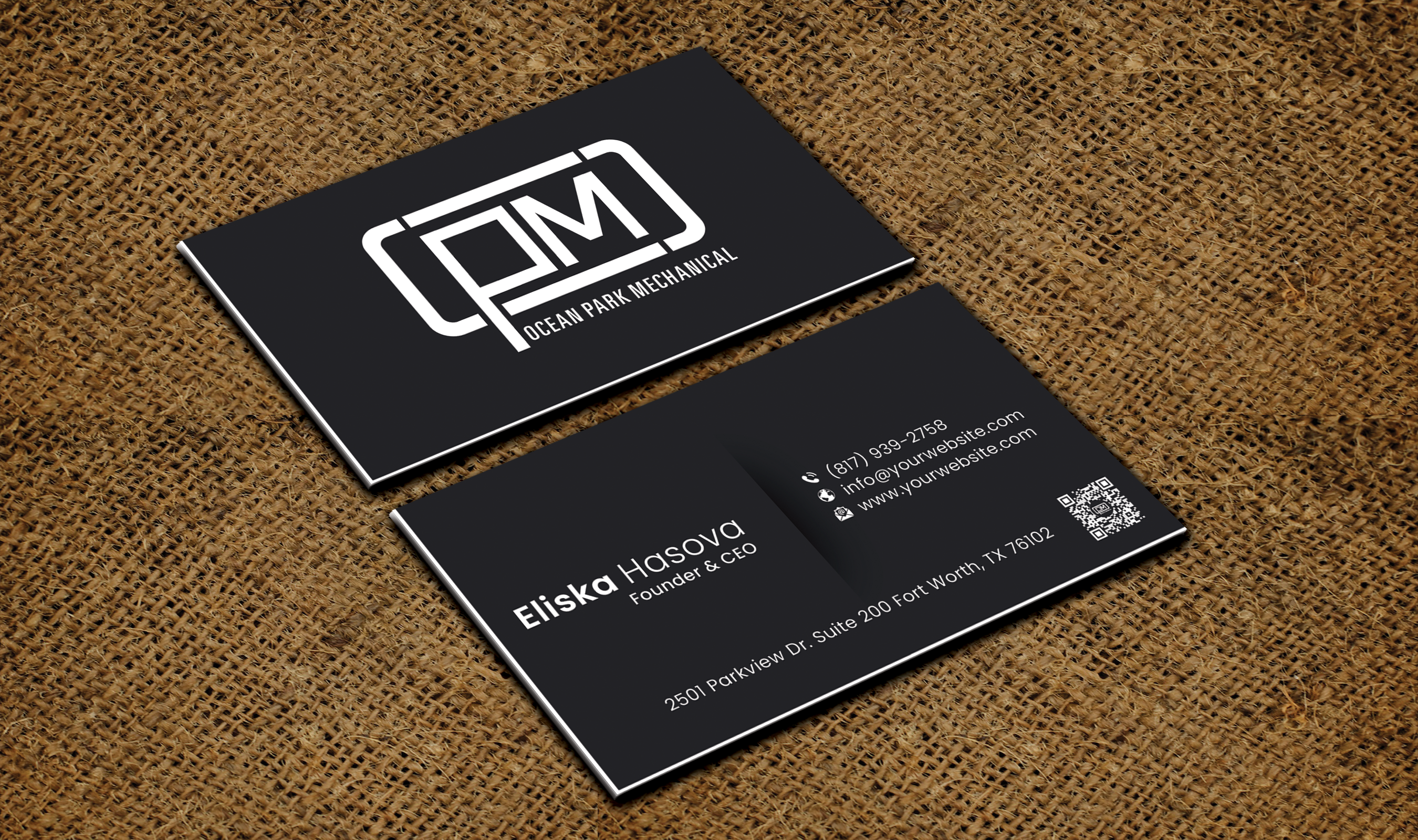 Diseño de Tarjeta de Presentación por DesignerShahadat para Ocean Park Mechanical | Diseño #34213446