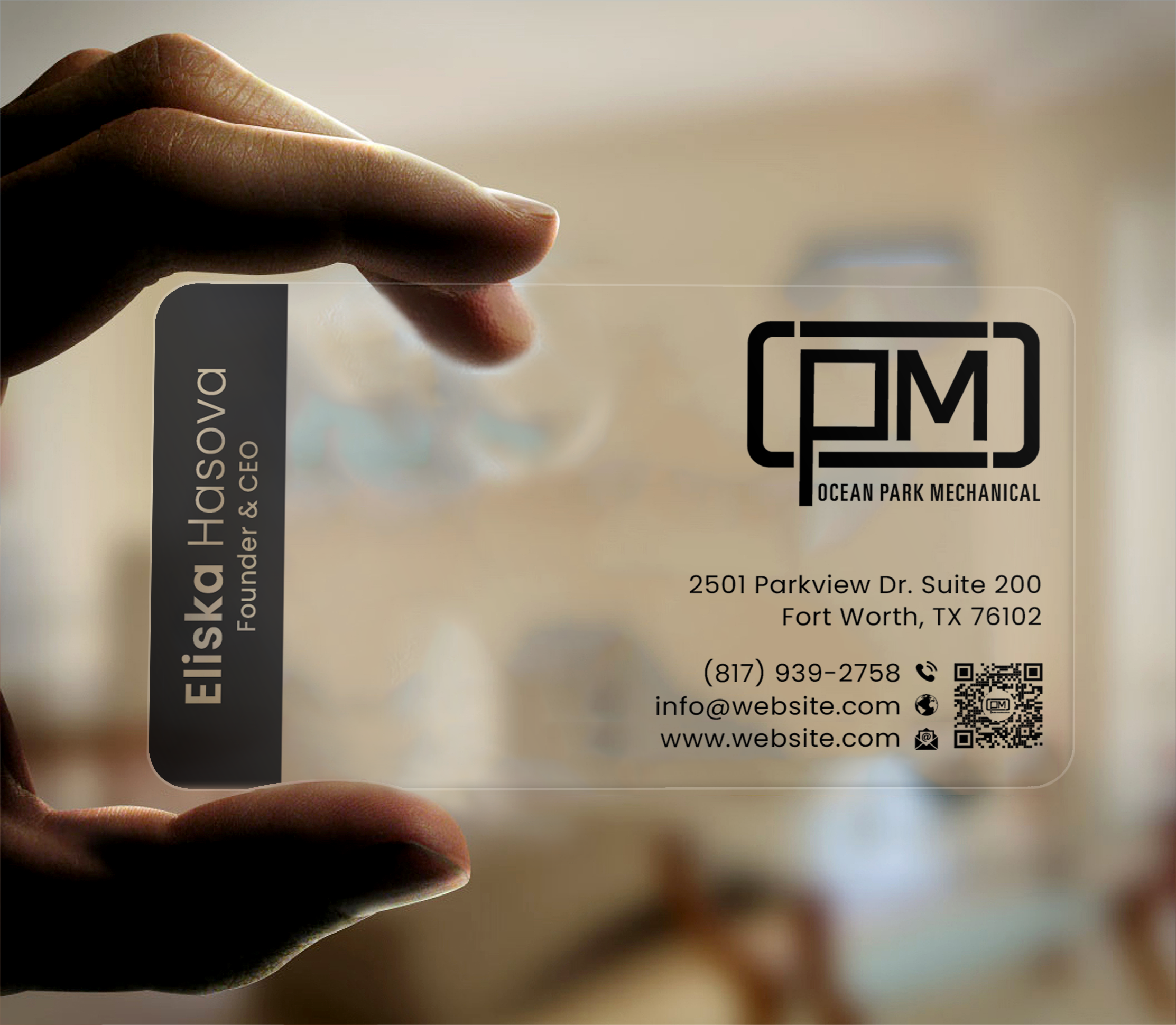 Diseño de Tarjeta de Presentación por DesignerShahadat para Ocean Park Mechanical | Diseño #34213450