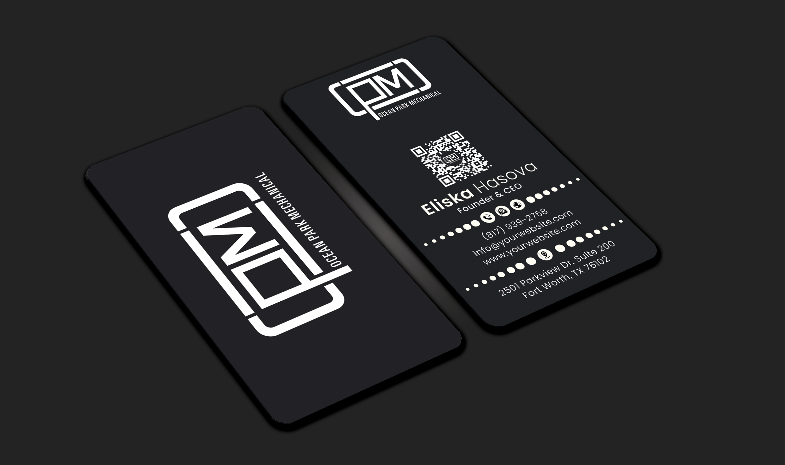 Diseño de Tarjeta de Presentación por DesignerShahadat para Ocean Park Mechanical | Diseño #34213459