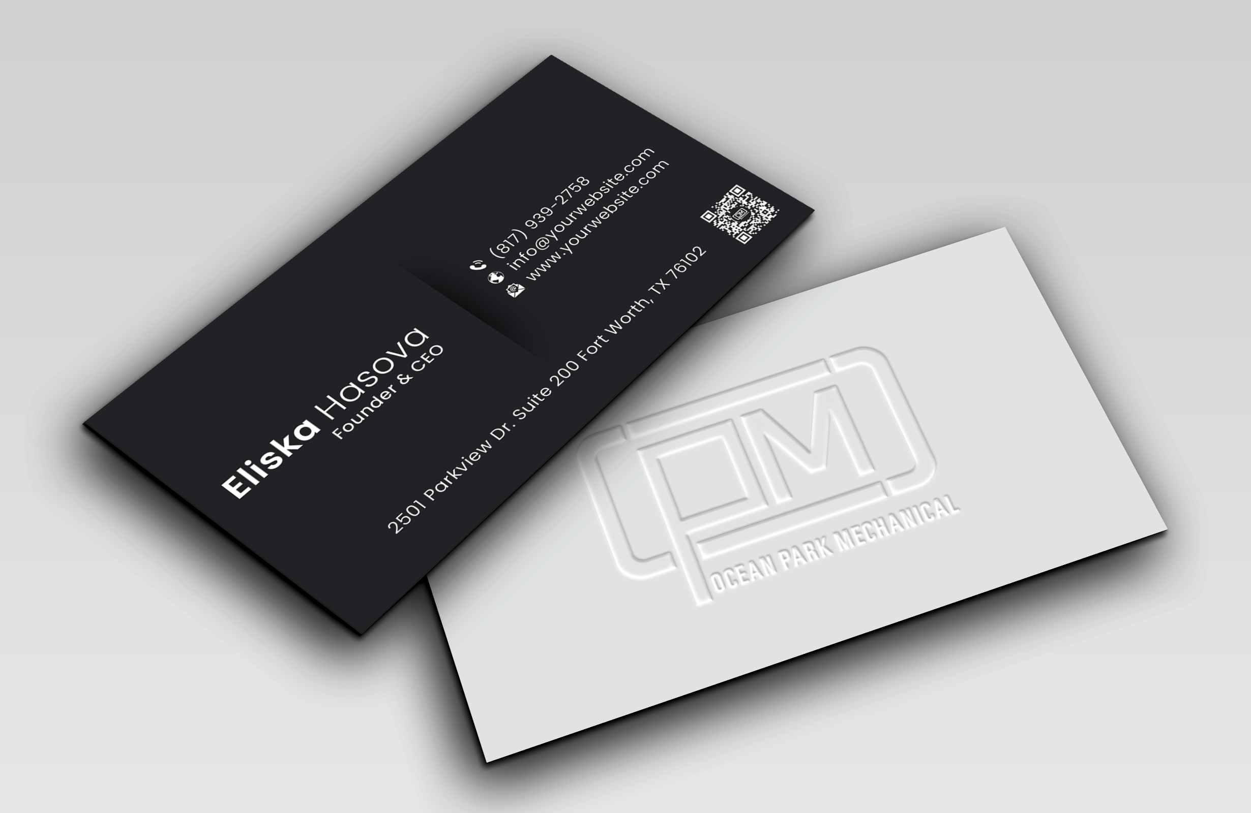 Business Card Design by DesignerShahadat for Ocean Park Mechanical | Design #34213462