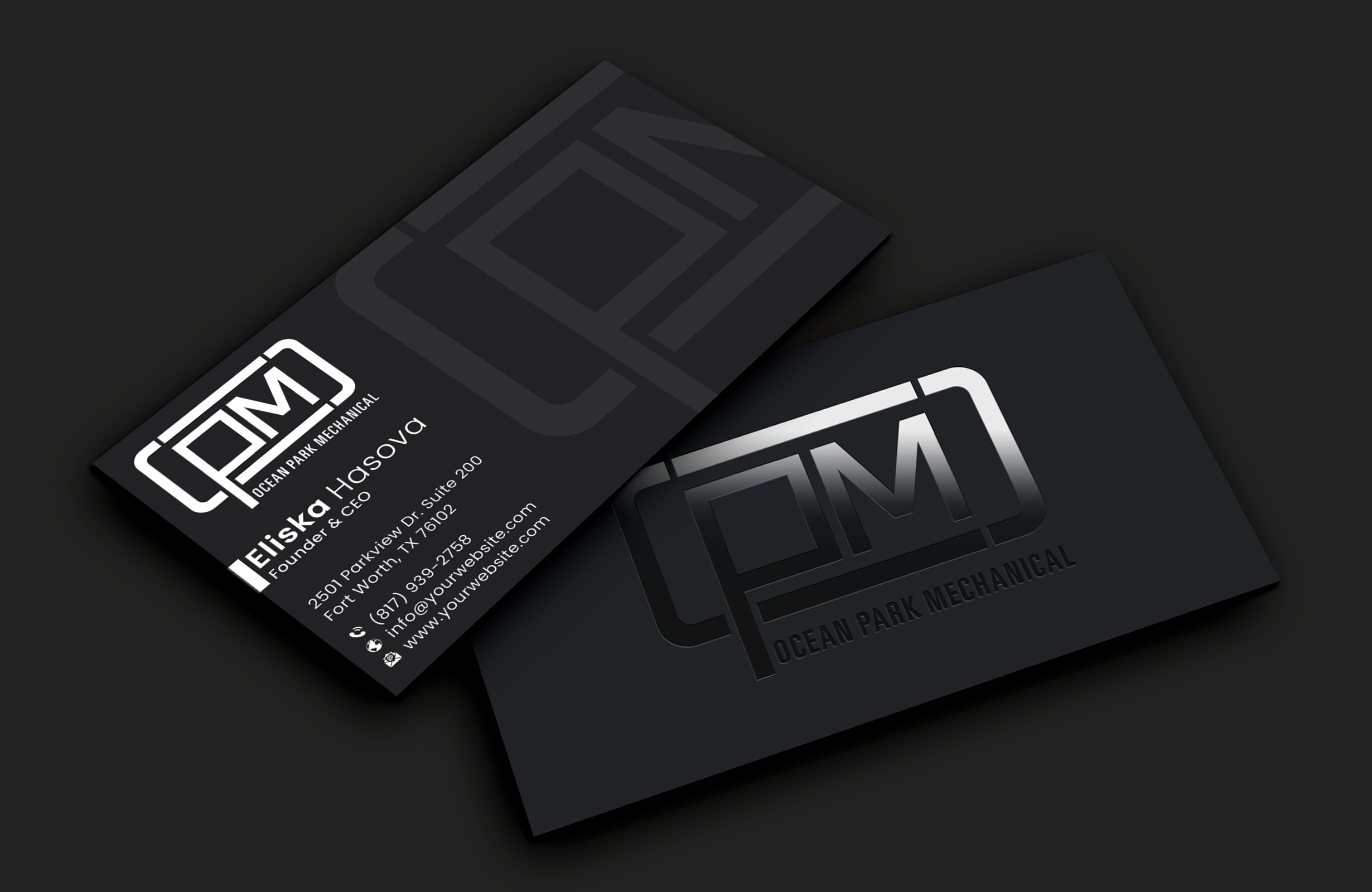 Design de Carte de Visite par DesignerShahadat pour Ocean Park Mechanical | Design #34222627