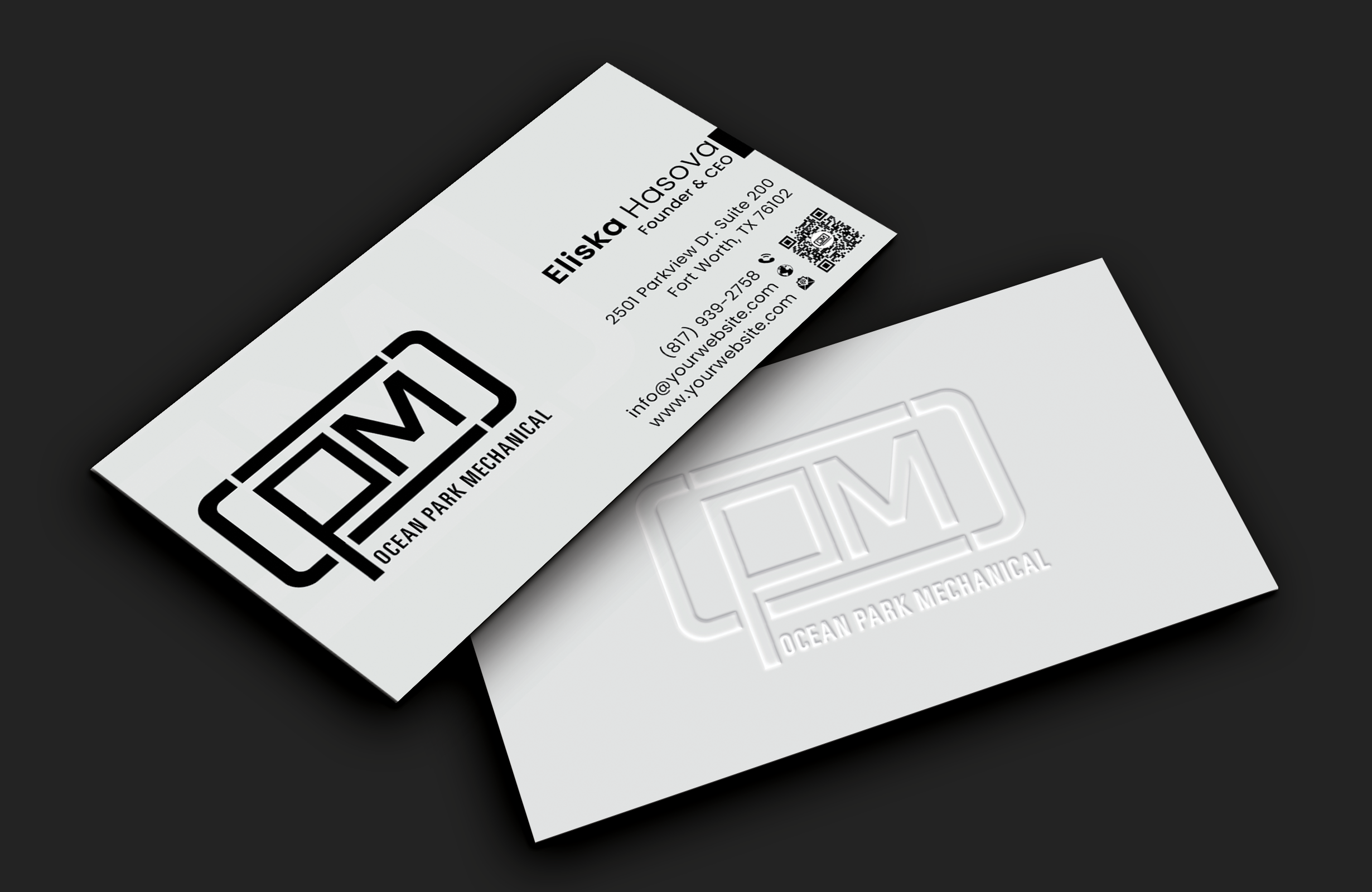 Business Card Design by DesignerShahadat for Ocean Park Mechanical | Design #34222630