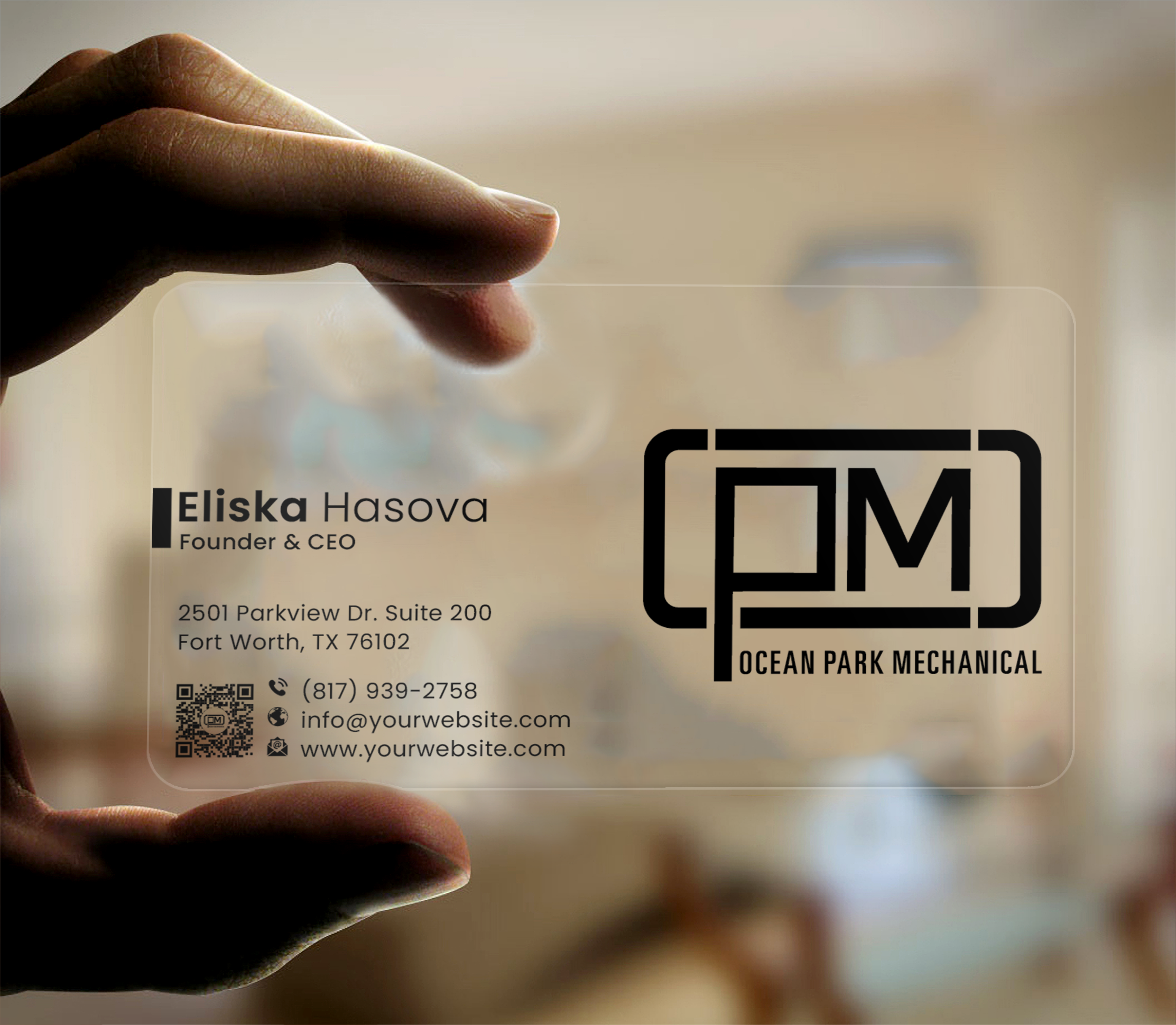 Business Card Design by DesignerShahadat for Ocean Park Mechanical | Design #34222631