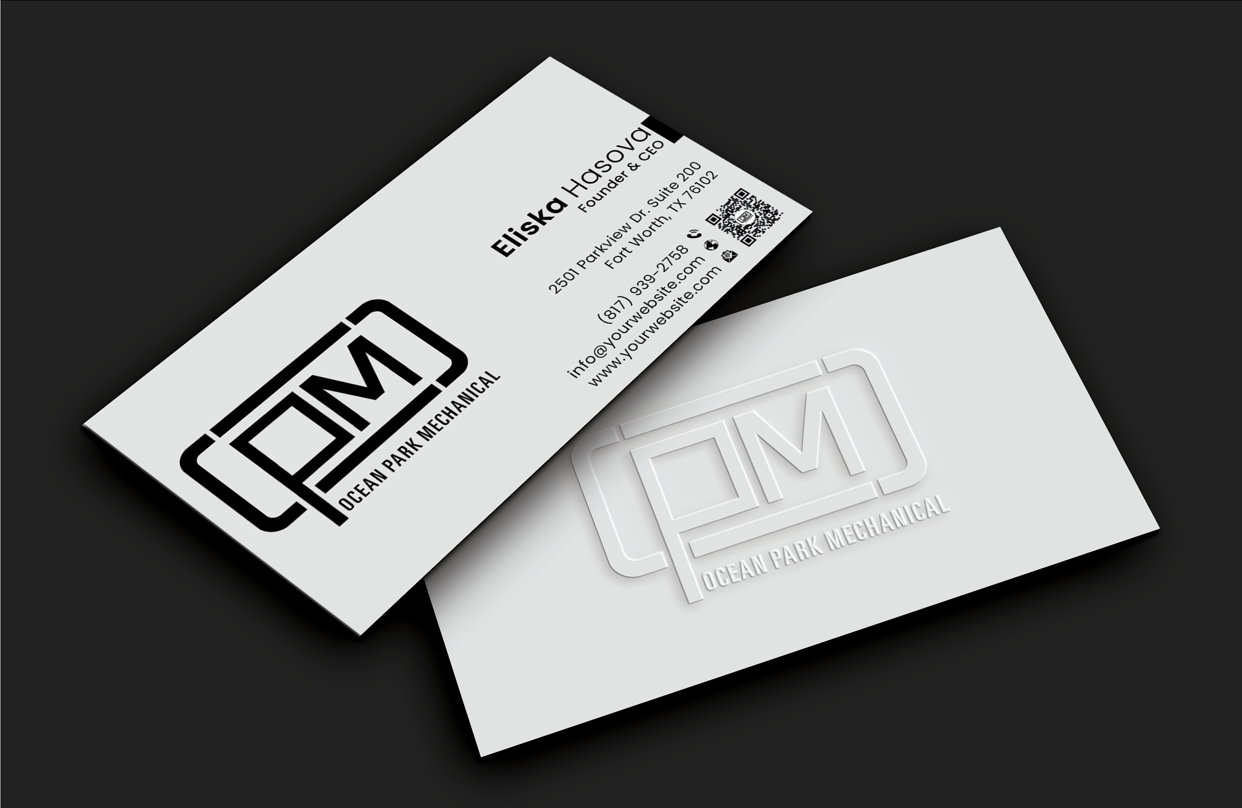 Business Card Design by DesignerShahadat for Ocean Park Mechanical | Design #34222635