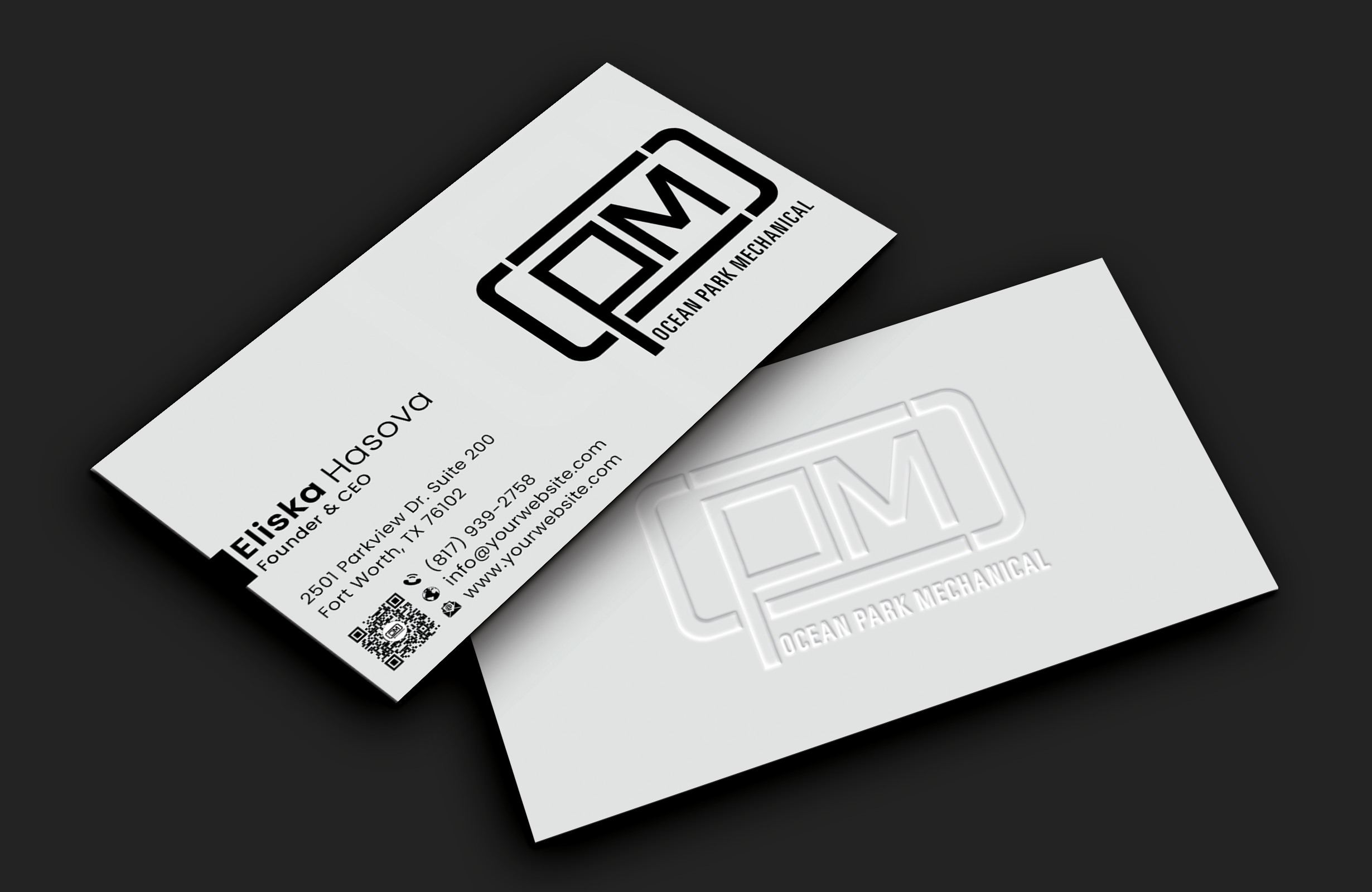 Business Card Design by DesignerShahadat for Ocean Park Mechanical | Design #34222639