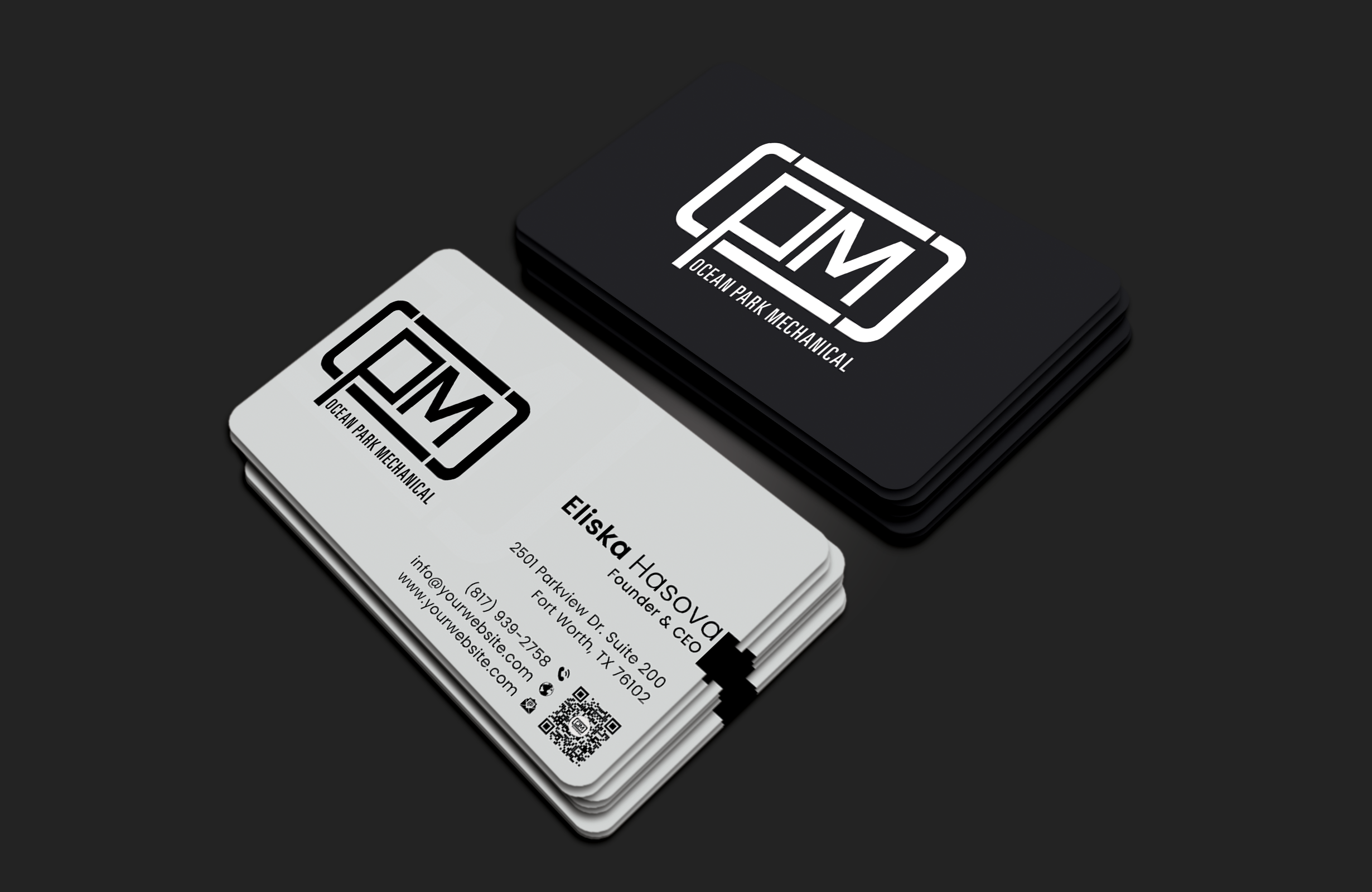 Business Card Design by DesignerShahadat for Ocean Park Mechanical | Design #34222649