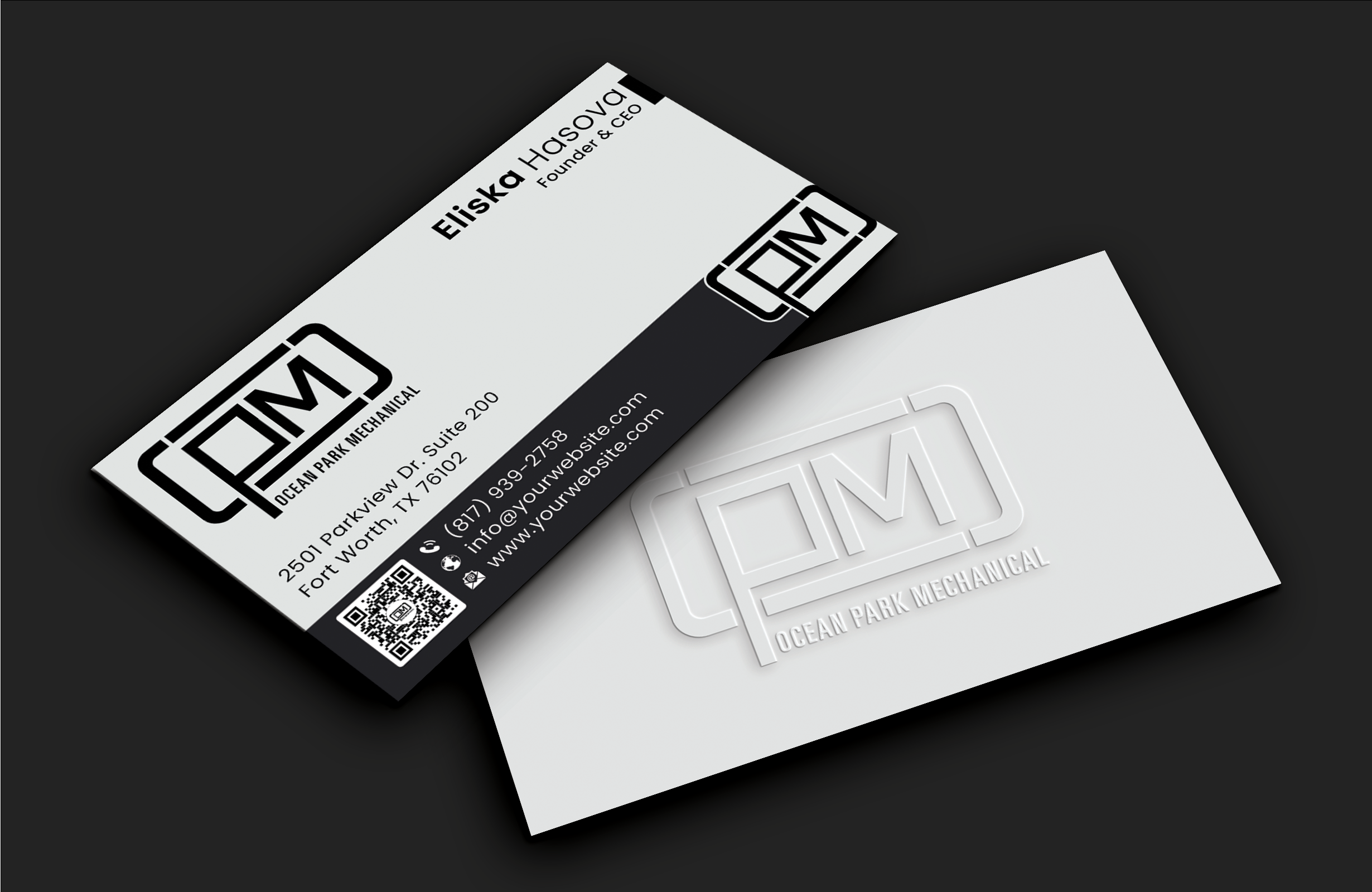 Business Card Design by DesignerShahadat for Ocean Park Mechanical | Design #34222652