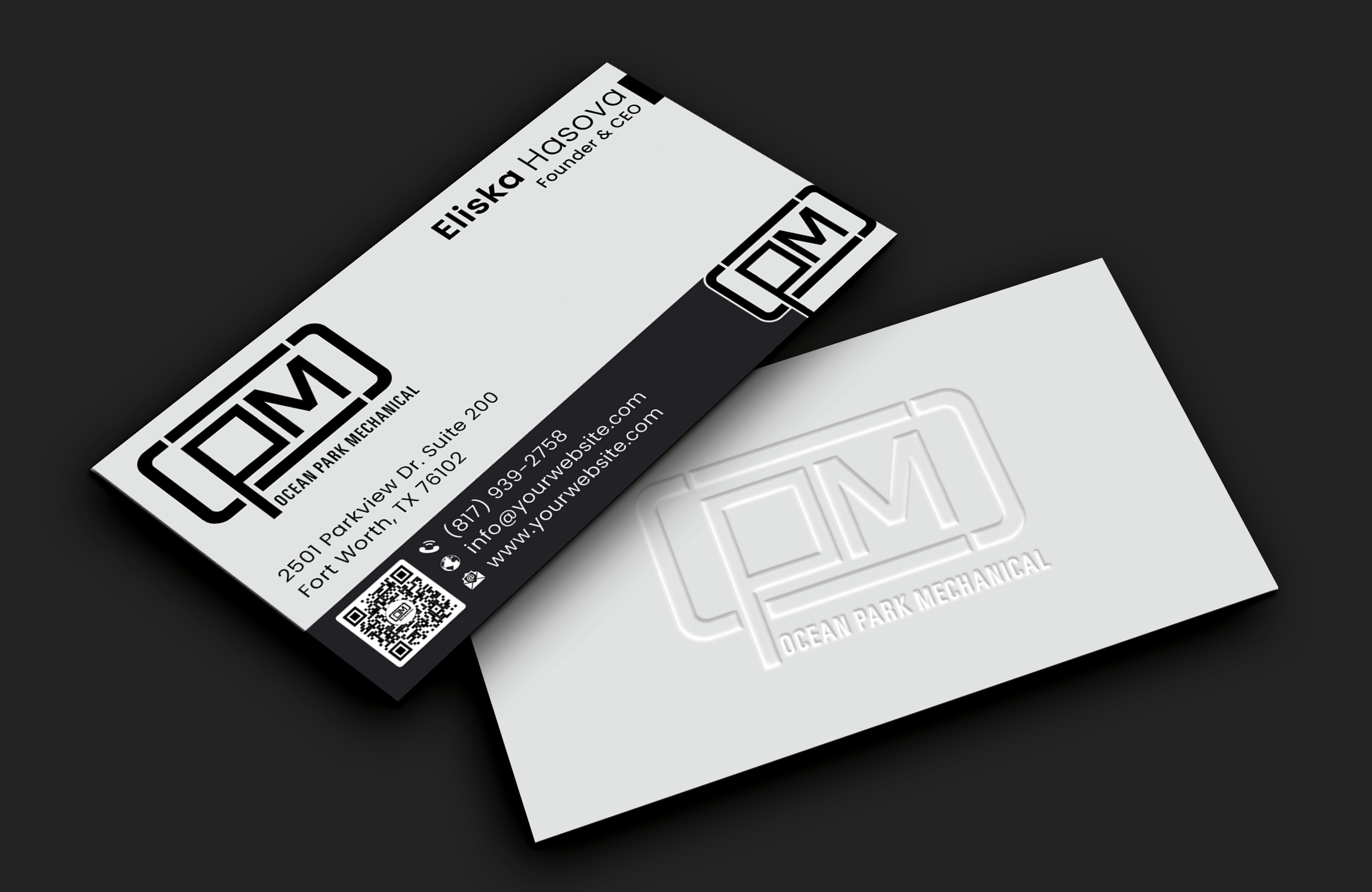 Business Card Design by DesignerShahadat for Ocean Park Mechanical | Design #34222653