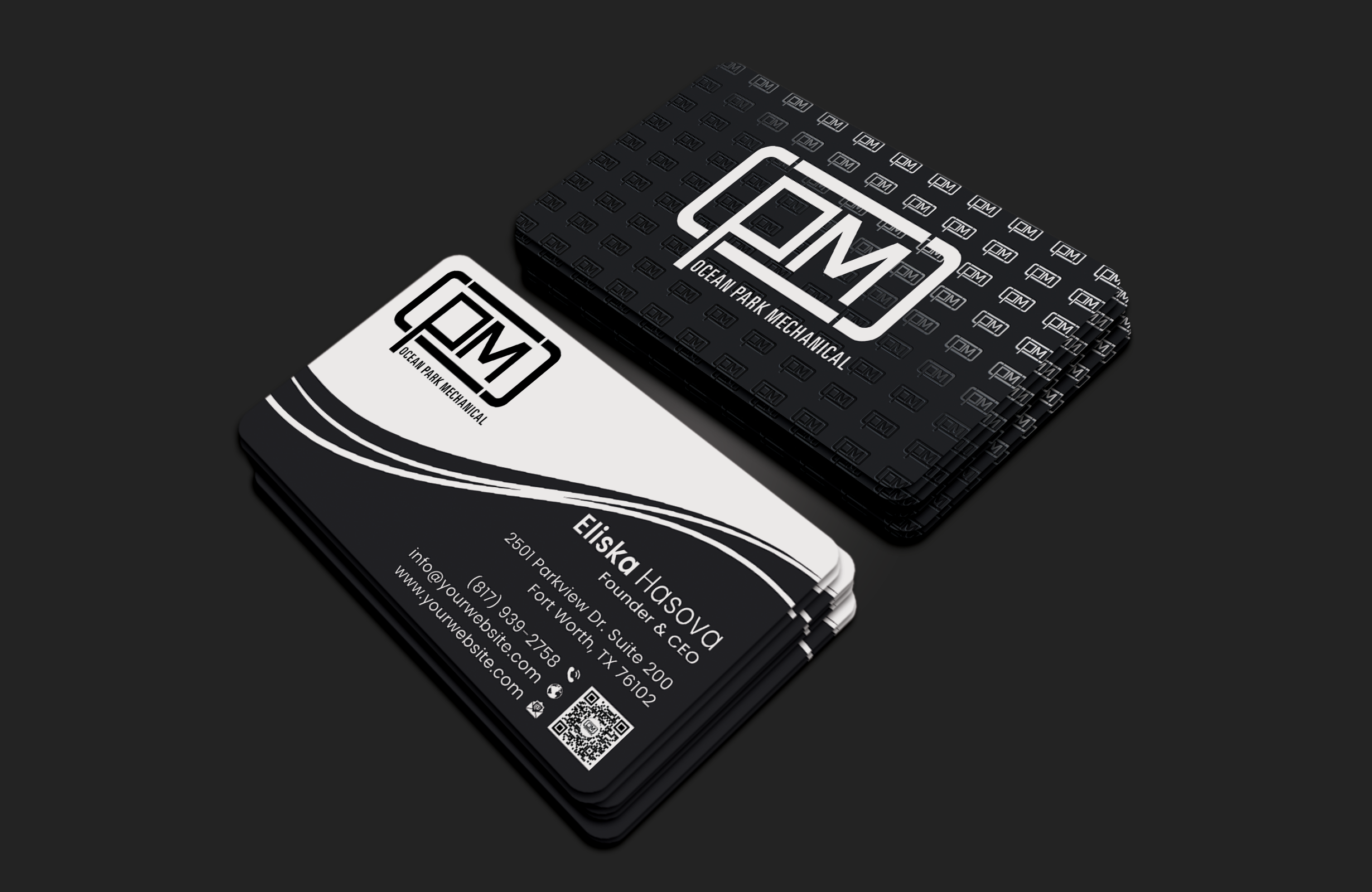 Business Card Design by DesignerShahadat for Ocean Park Mechanical | Design #34247637