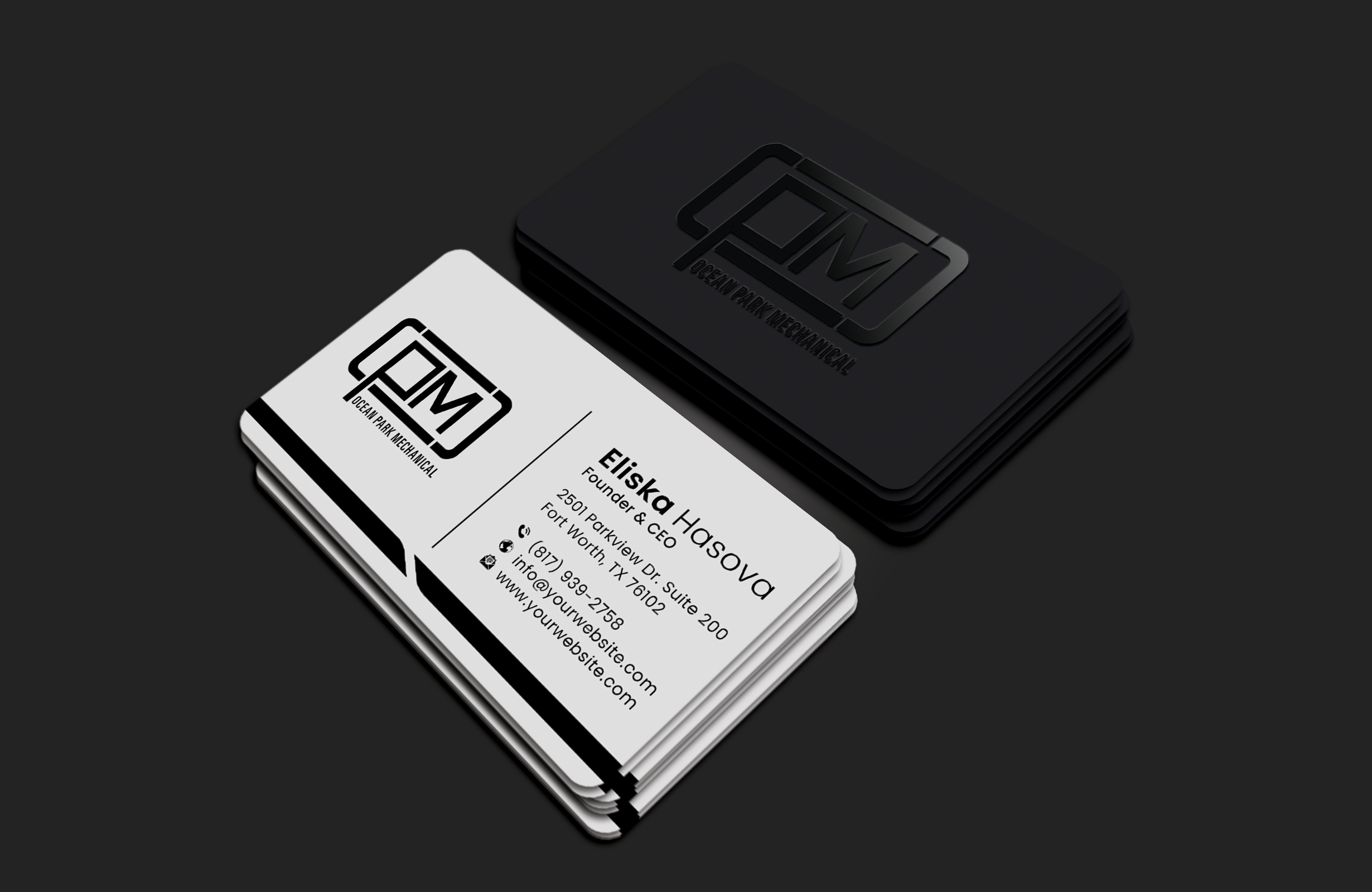 Design de Carte de Visite par DesignerShahadat pour Ocean Park Mechanical | Design #34247639