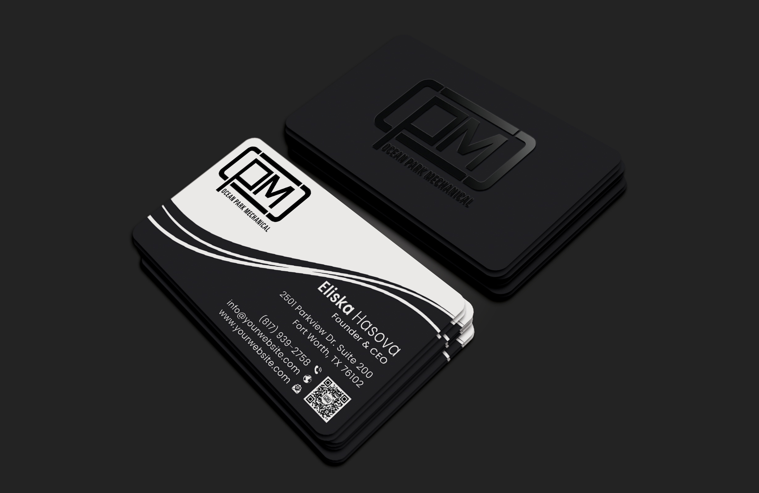 Business Card Design by DesignerShahadat for Ocean Park Mechanical | Design #34247641