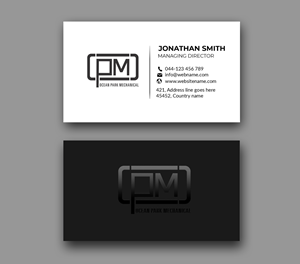 Business Card Design by designer1975 for Ocean Park Mechanical | Design: #34216865