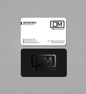 Visitenkarten-Design von Creations Box 2015 für Ocean Park Mechanical | Design: #34210034