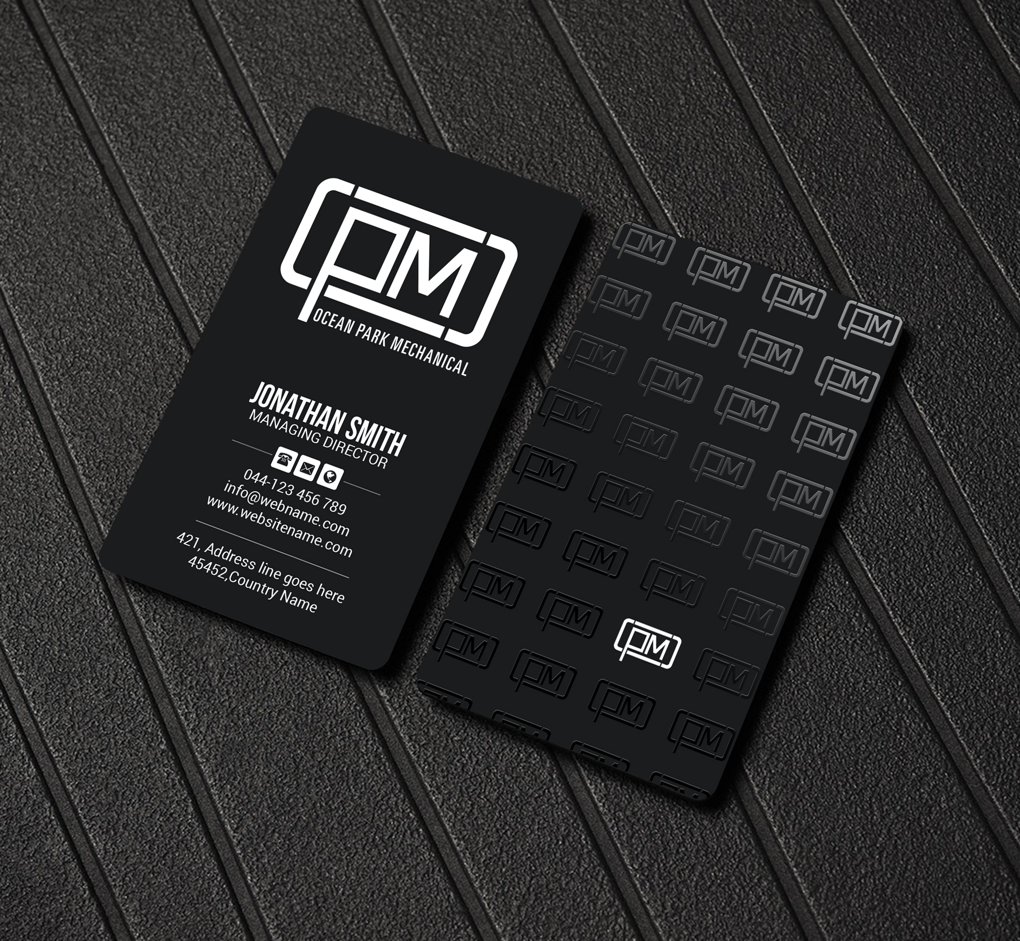 Business Card Design by Creations Box 2015 for Ocean Park Mechanical | Design #34210045