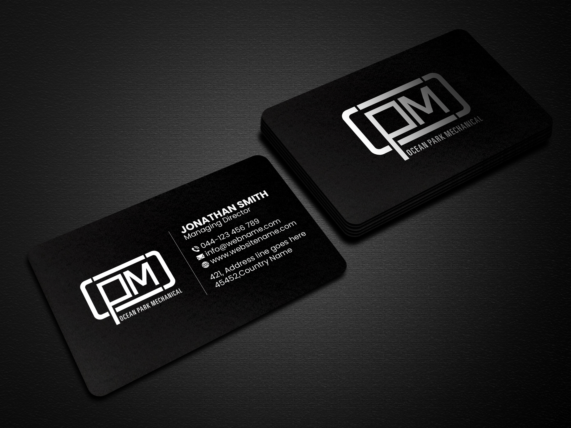 Business Card Design by Creations Box 2015 for Ocean Park Mechanical | Design #34210049