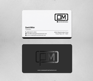 Business Card Design by chandrayaan.creative for Ocean Park Mechanical | Design: #34219635