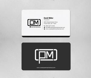 Business Card Design by chandrayaan.creative for Ocean Park Mechanical | Design: #34219636