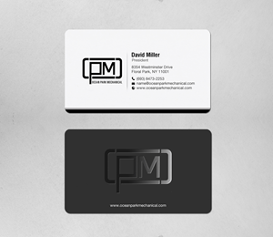 Business Card Design by chandrayaan.creative for Ocean Park Mechanical | Design: #34219638