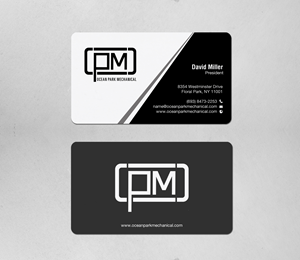 Business Card Design by chandrayaan.creative for Ocean Park Mechanical | Design: #34219640