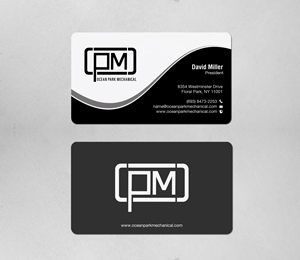 Business Card Design by chandrayaan.creative for Ocean Park Mechanical | Design: #34219642