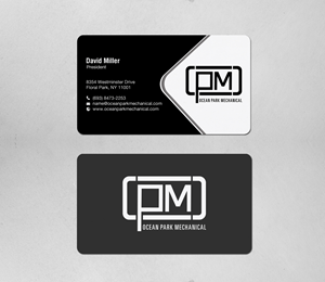 Business Card Design by chandrayaan.creative for Ocean Park Mechanical | Design: #34219643