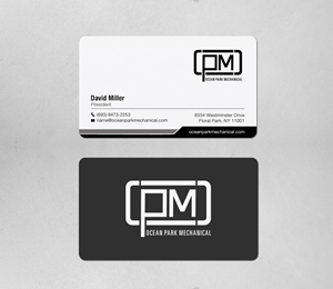 Business Card Design by chandrayaan.creative for Ocean Park Mechanical | Design: #34219644