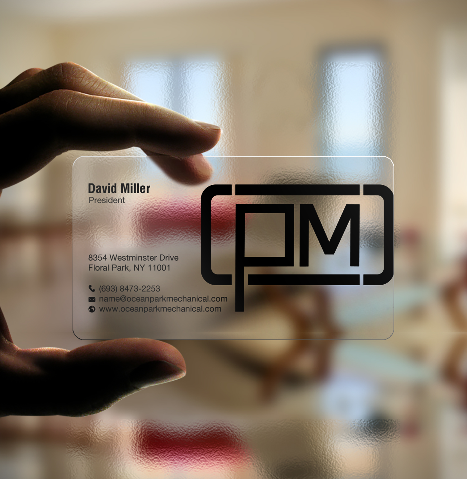 Business Card Design by chandrayaan.creative for Ocean Park Mechanical | Design #34219658