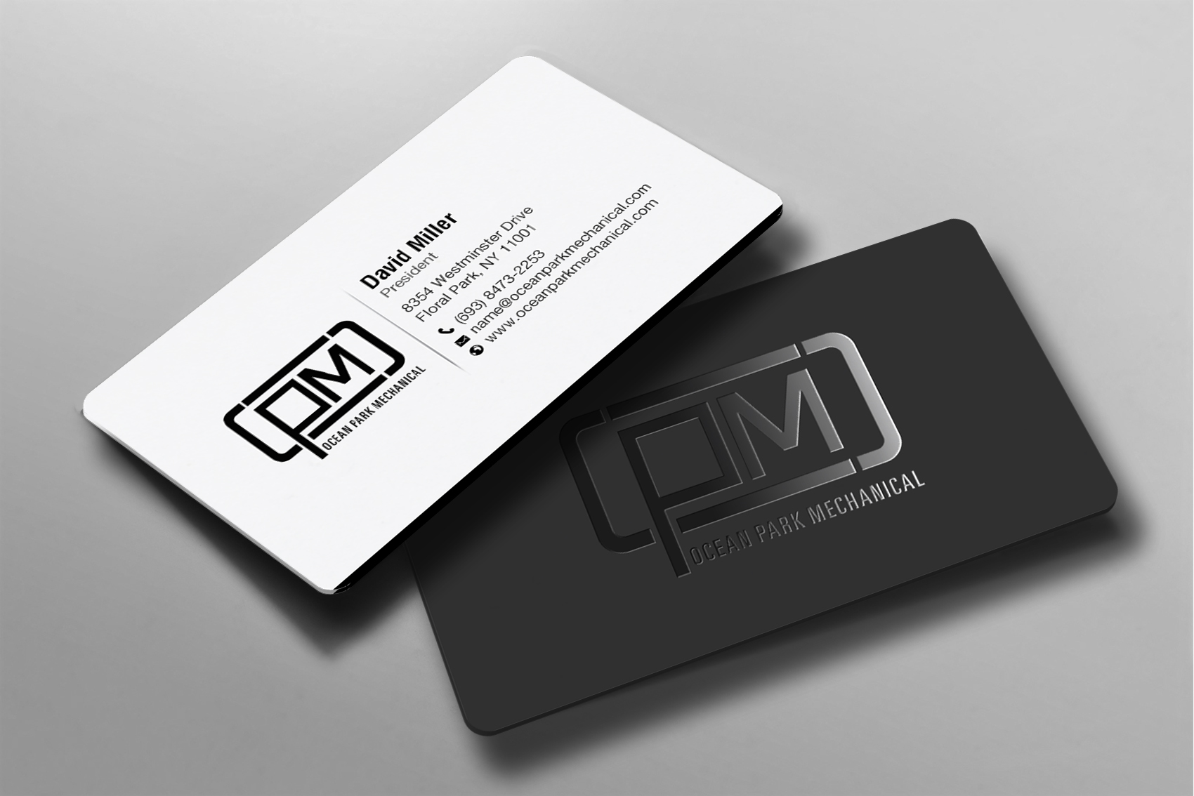 Diseño de Tarjeta de Presentación por chandrayaan.creative para Ocean Park Mechanical | Diseño #34219660