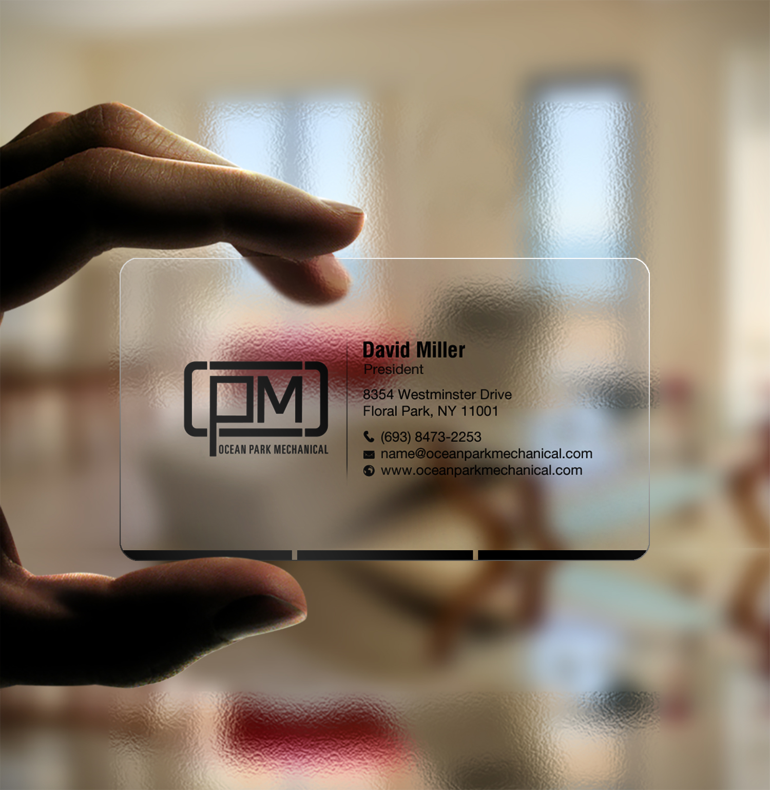 Business Card Design by chandrayaan.creative for Ocean Park Mechanical | Design #34219663