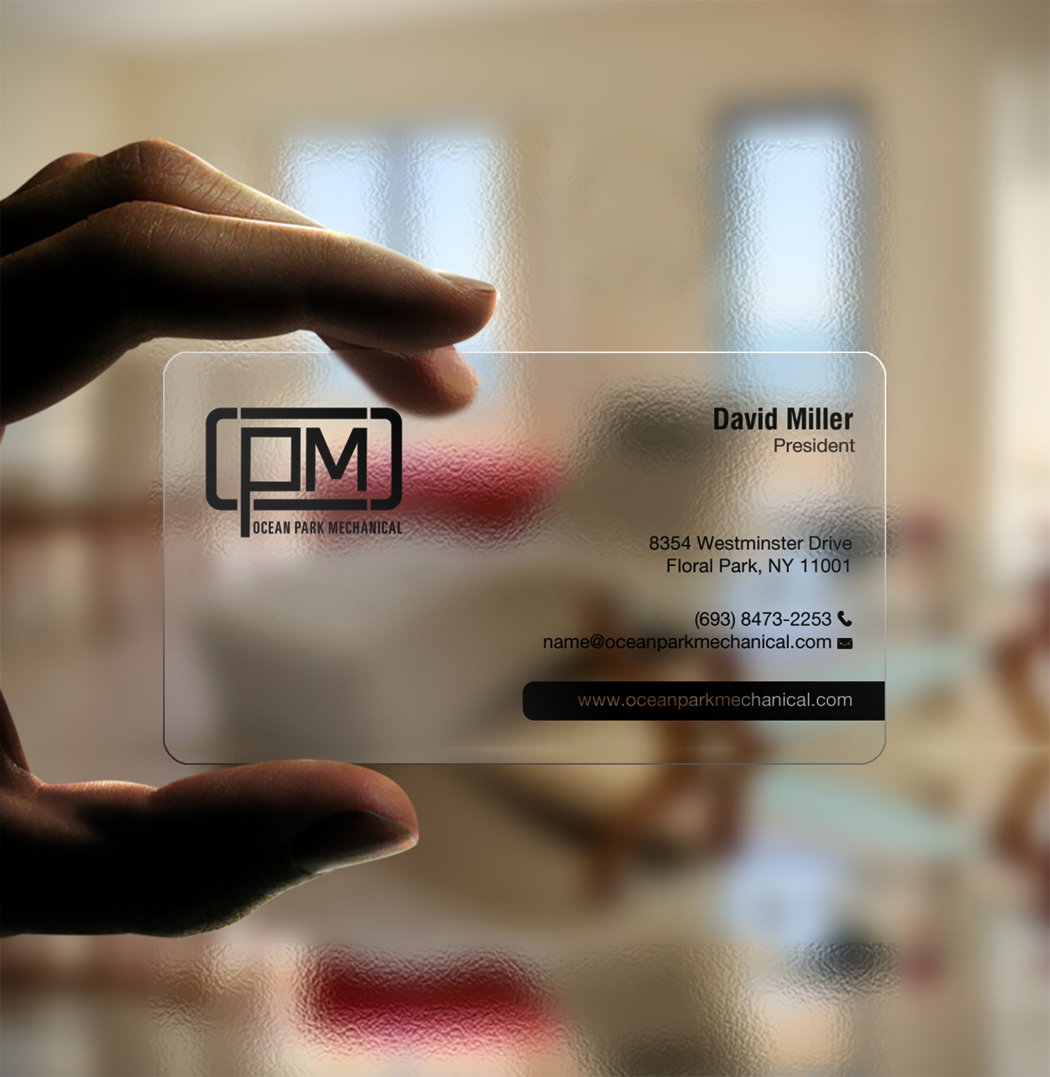 Business Card Design by chandrayaan.creative for Ocean Park Mechanical | Design #34219668