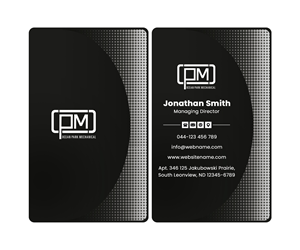 Business Card Design by rainbowmagic2017 for Ocean Park Mechanical | Design: #34236002