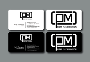 Business Card Design by Bold Pixels for Ocean Park Mechanical | Design: #34210343