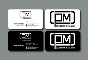Business Card Design by Bold Pixels for Ocean Park Mechanical | Design: #34210366
