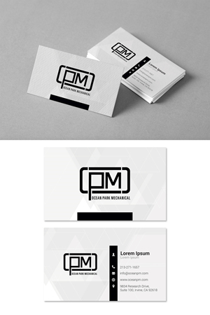 Business Card Design by souldesigner for Ocean Park Mechanical | Design: #34237365