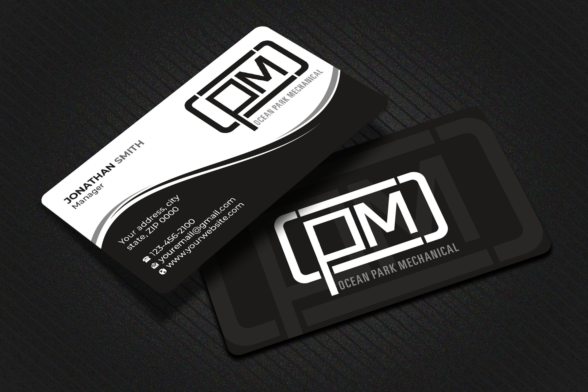 Design de Carte de Visite par Imagine design000 pour Ocean Park Mechanical | Design #34200439