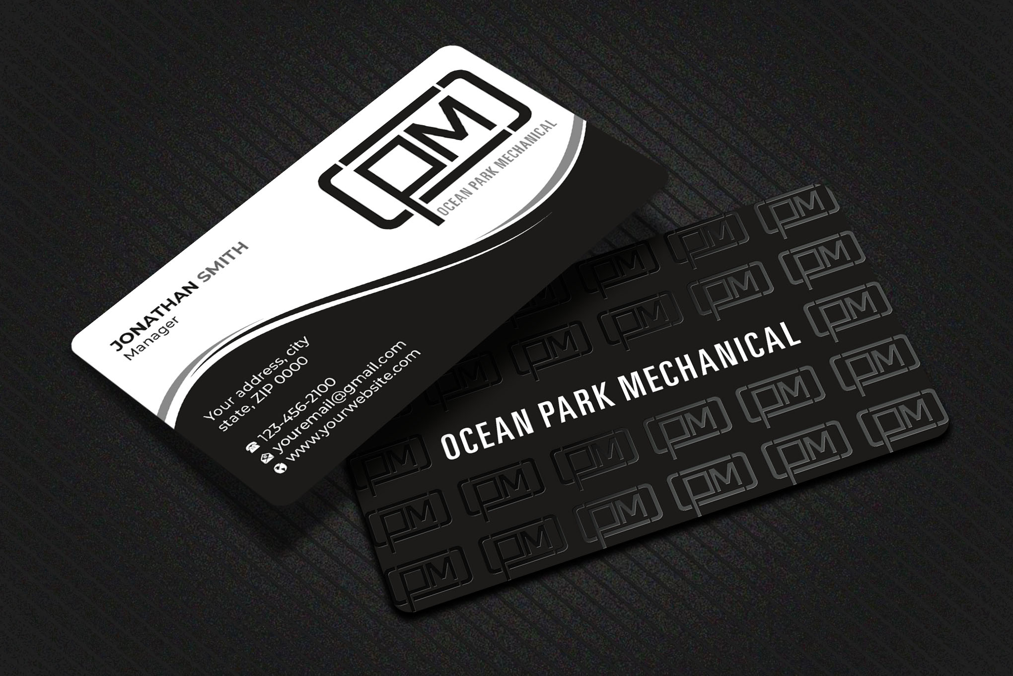 Design de Carte de Visite par Imagine design000 pour Ocean Park Mechanical | Design #34200440