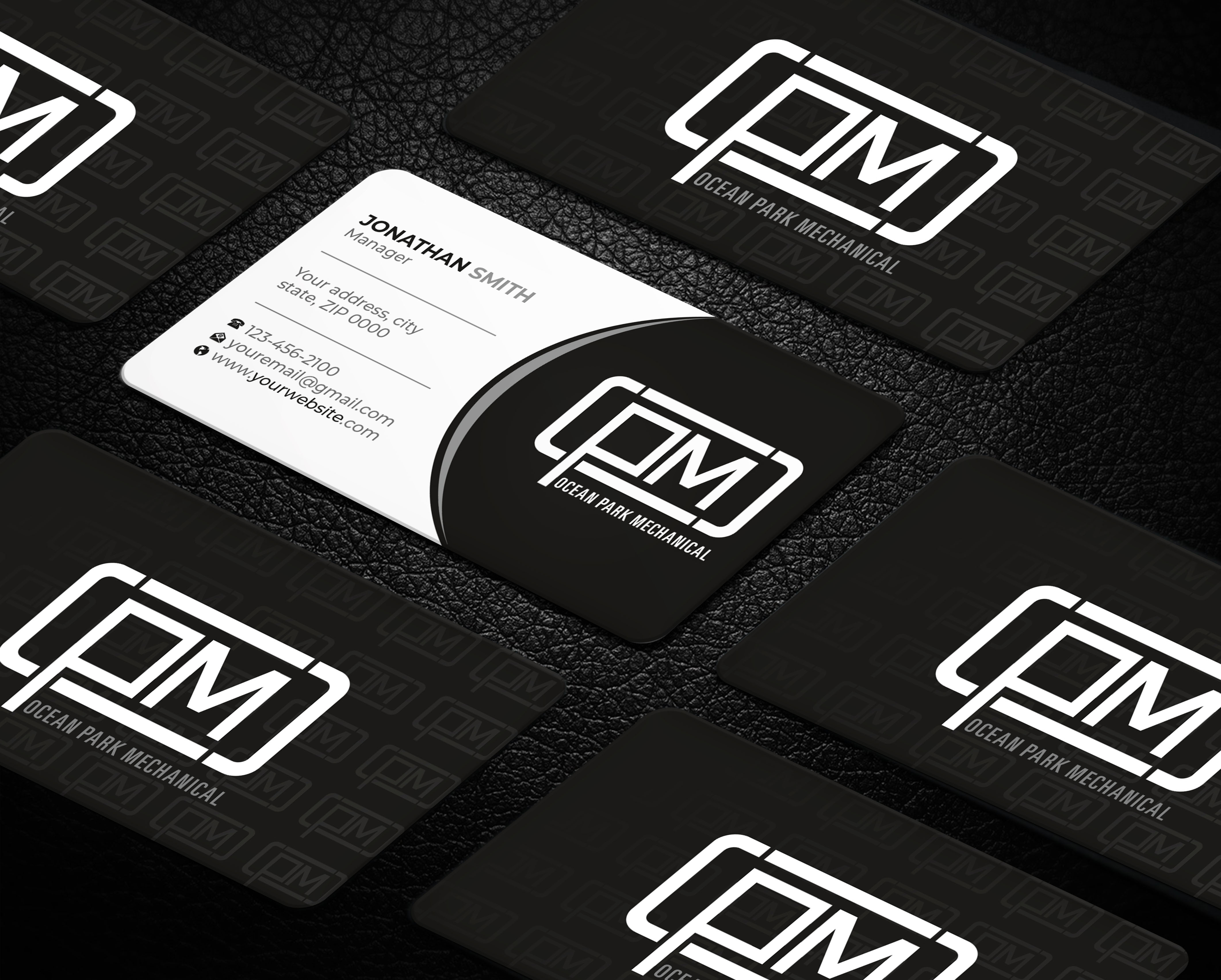 Business Card Design by Imagine design000 for Ocean Park Mechanical | Design #34203828