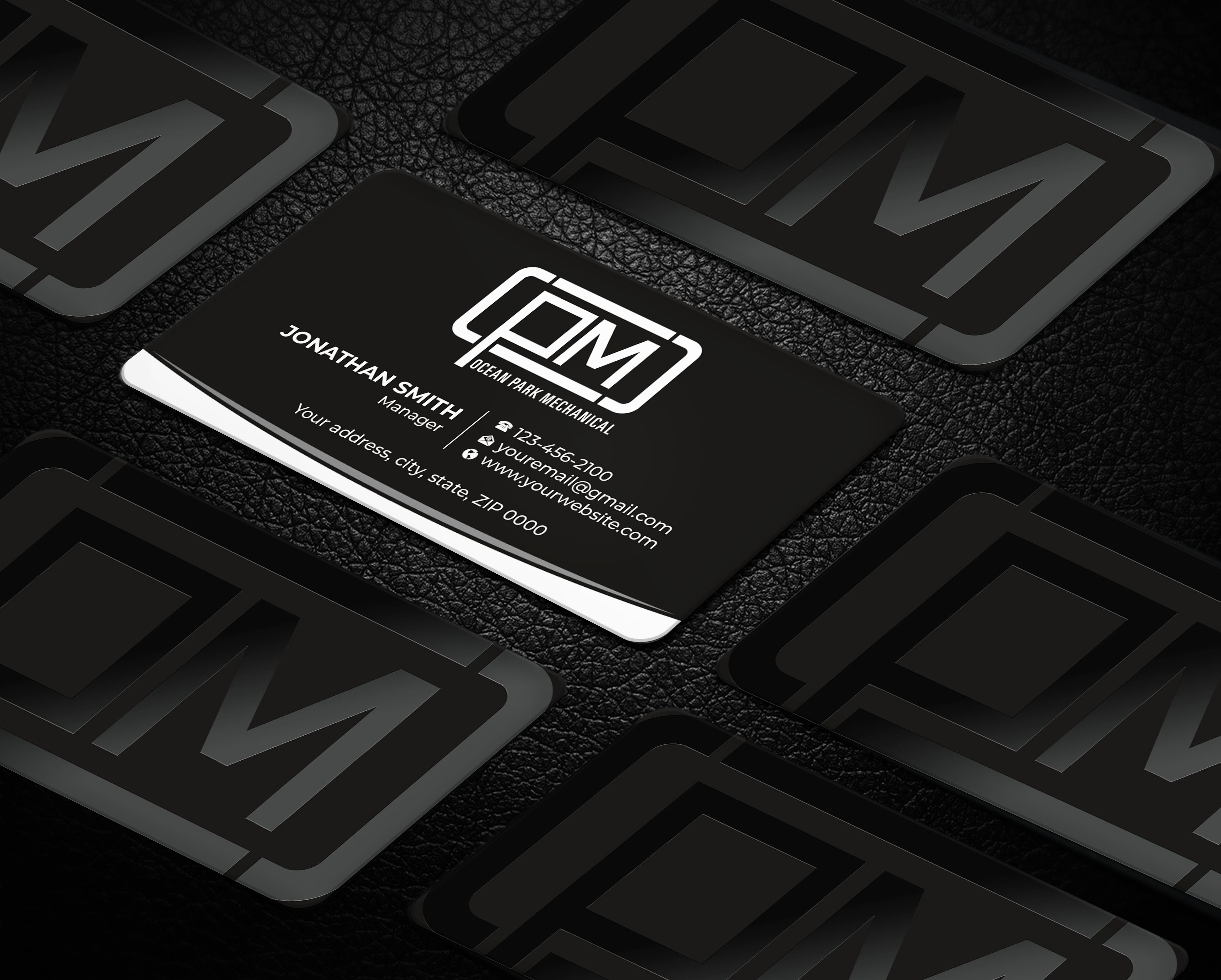 Business Card Design by Imagine design000 for Ocean Park Mechanical | Design #34203829